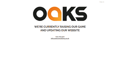Desktop Screenshot of oaksconsultancy.co.uk